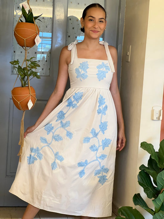 Vestido De Dama bordado