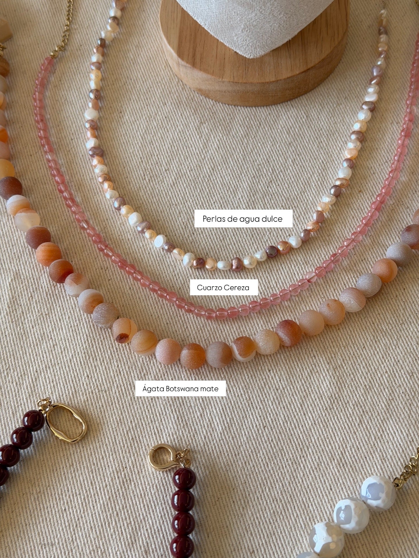 Collares Piedras Naturales