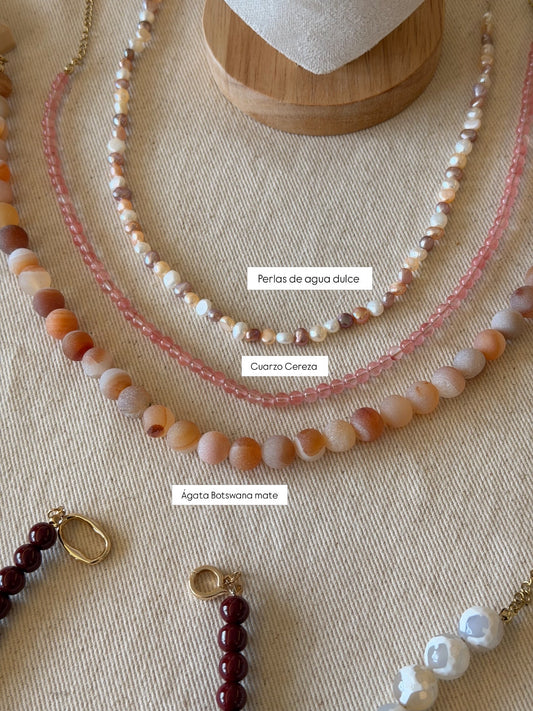 Collares Piedras Naturales