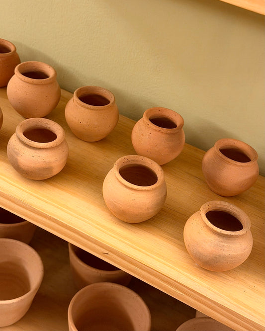 MINI JARRON DE BARRO